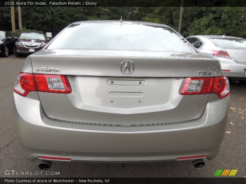 Palladium Metallic / Ebony 2010 Acura TSX Sedan