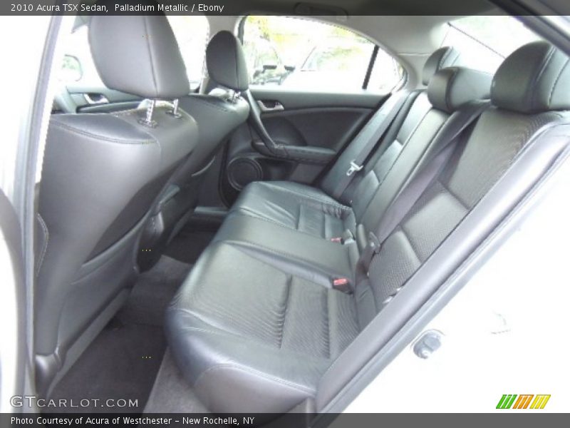 Palladium Metallic / Ebony 2010 Acura TSX Sedan