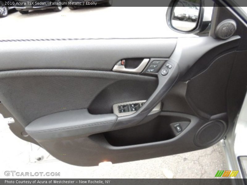 Palladium Metallic / Ebony 2010 Acura TSX Sedan