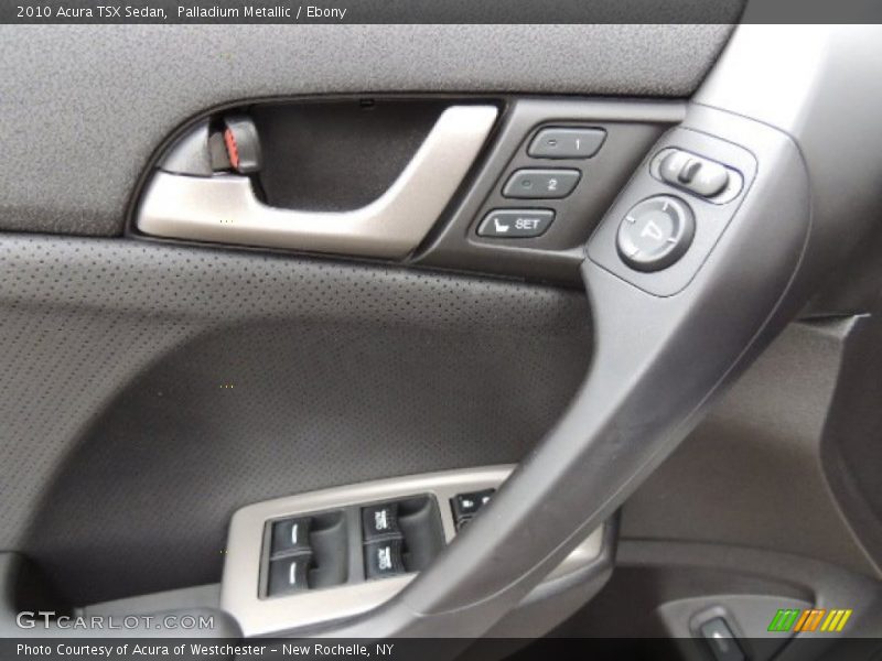Palladium Metallic / Ebony 2010 Acura TSX Sedan