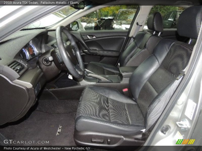 Palladium Metallic / Ebony 2010 Acura TSX Sedan