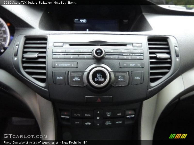Palladium Metallic / Ebony 2010 Acura TSX Sedan