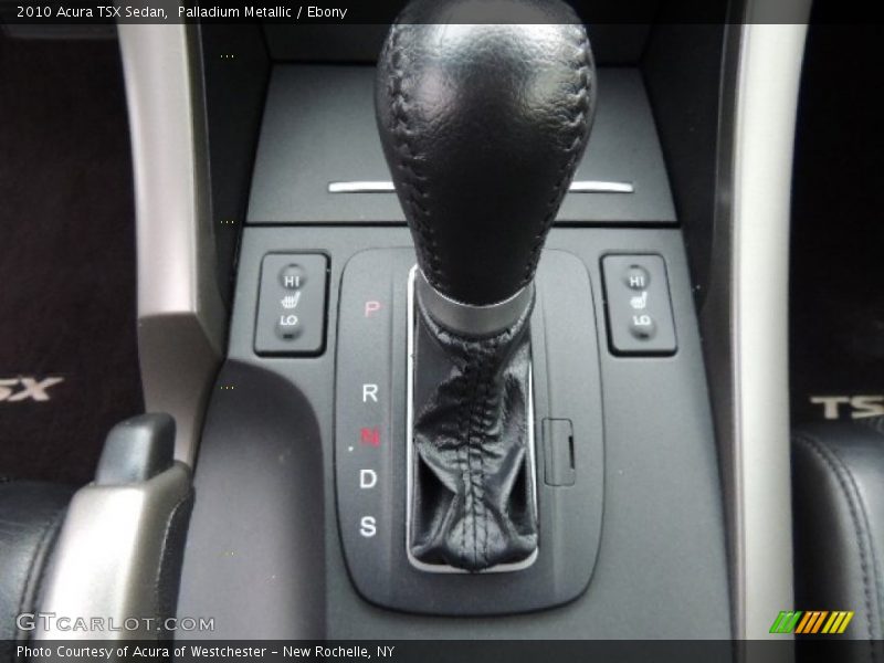 Palladium Metallic / Ebony 2010 Acura TSX Sedan