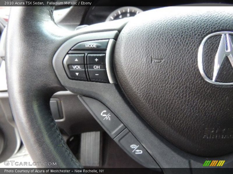 Palladium Metallic / Ebony 2010 Acura TSX Sedan