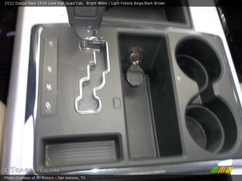 Bright White / Light Pebble Beige/Bark Brown 2012 Dodge Ram 1500 Lone Star Quad Cab