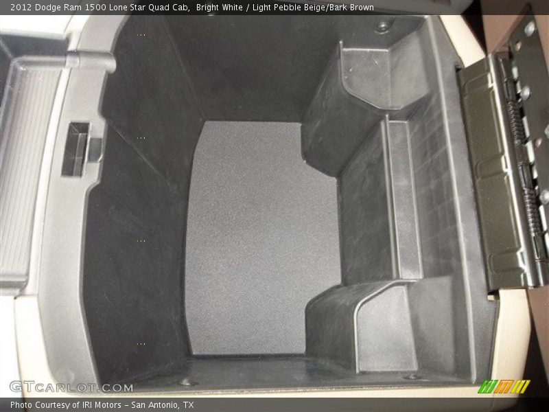 Bright White / Light Pebble Beige/Bark Brown 2012 Dodge Ram 1500 Lone Star Quad Cab