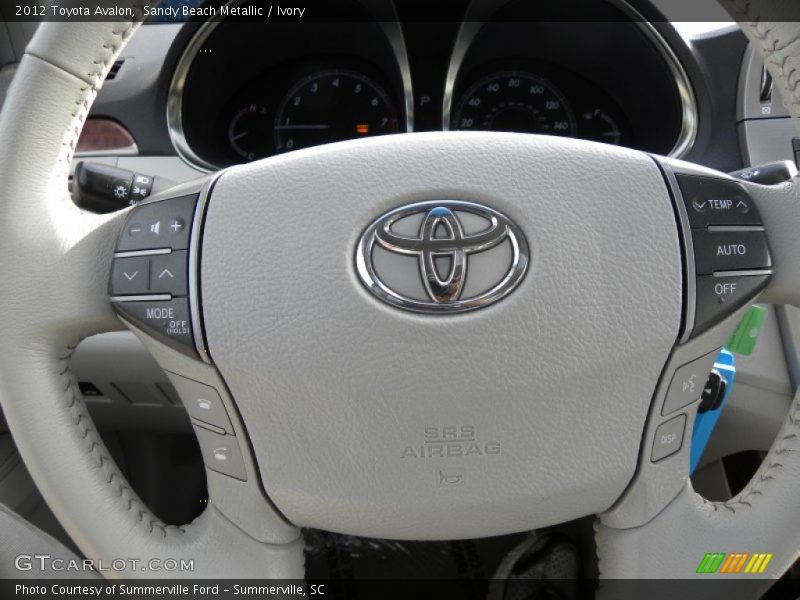 Sandy Beach Metallic / Ivory 2012 Toyota Avalon