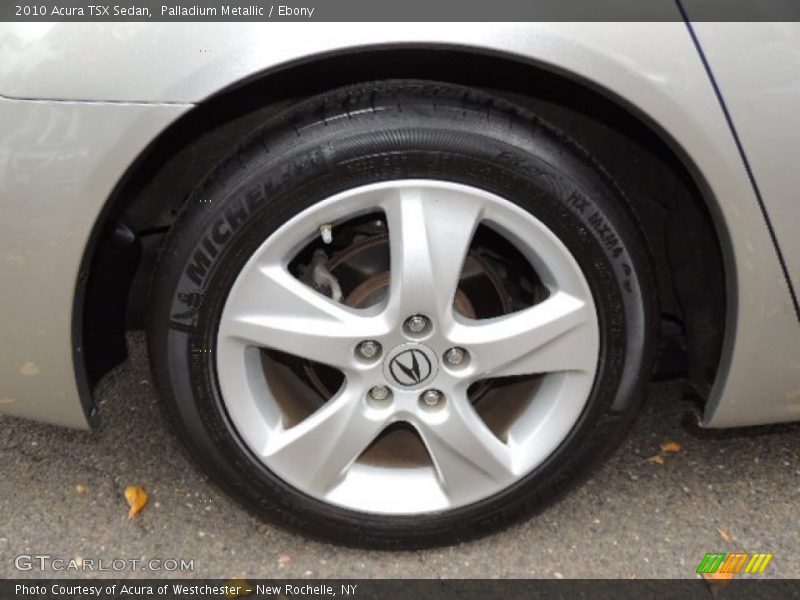Palladium Metallic / Ebony 2010 Acura TSX Sedan