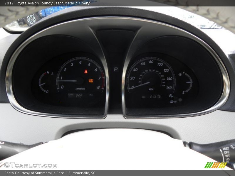 Sandy Beach Metallic / Ivory 2012 Toyota Avalon
