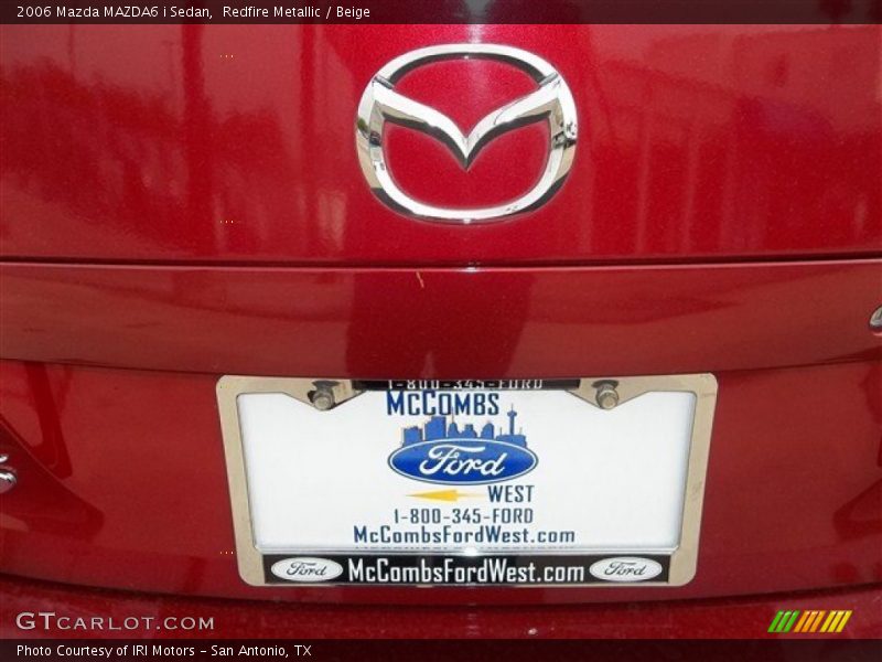 Redfire Metallic / Beige 2006 Mazda MAZDA6 i Sedan
