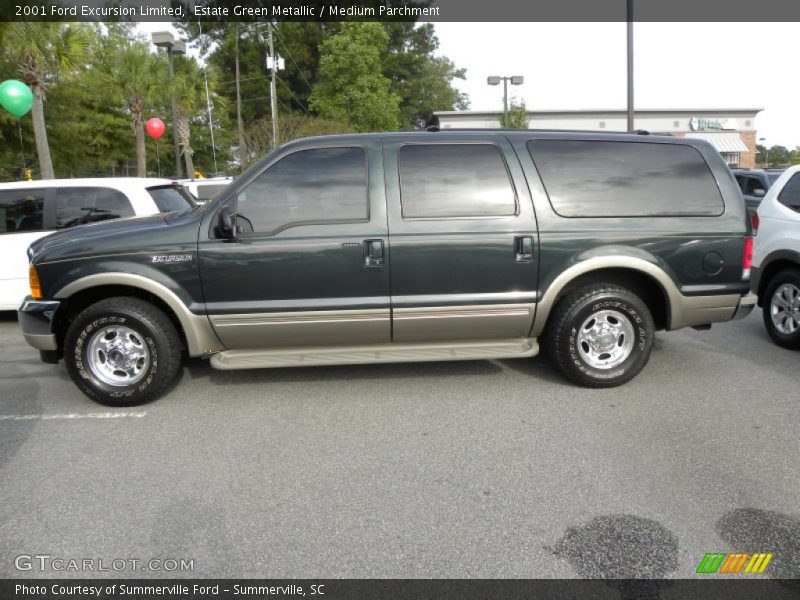  2001 Excursion Limited Estate Green Metallic