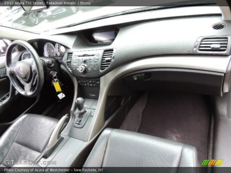 Palladium Metallic / Ebony 2010 Acura TSX Sedan