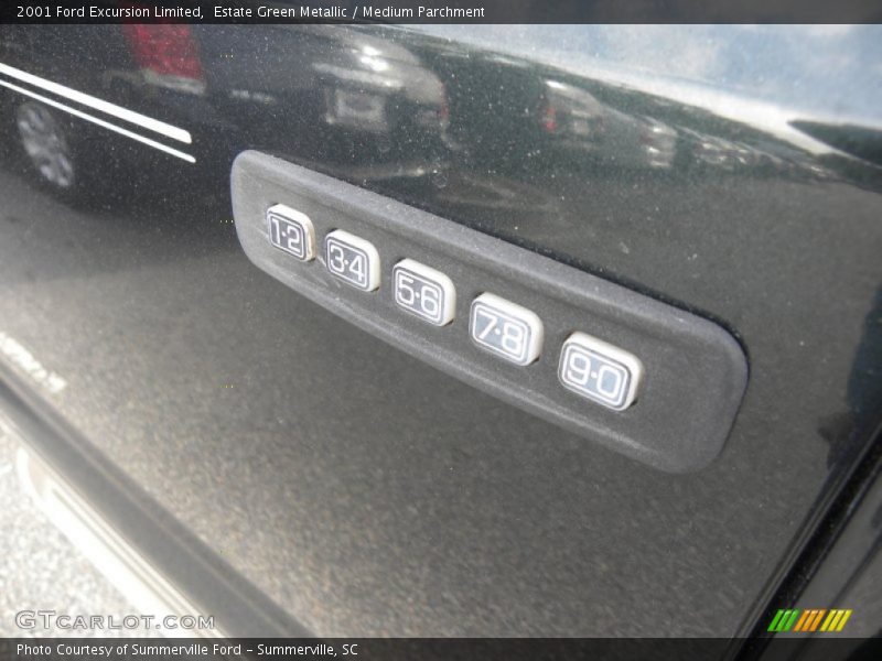 Estate Green Metallic / Medium Parchment 2001 Ford Excursion Limited