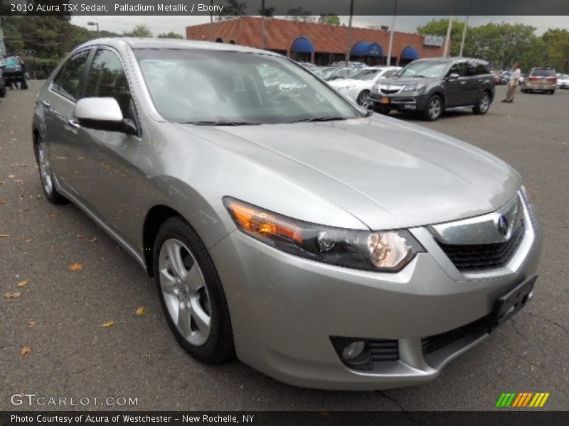 Palladium Metallic / Ebony 2010 Acura TSX Sedan
