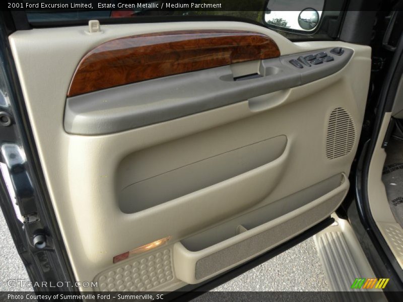 Estate Green Metallic / Medium Parchment 2001 Ford Excursion Limited