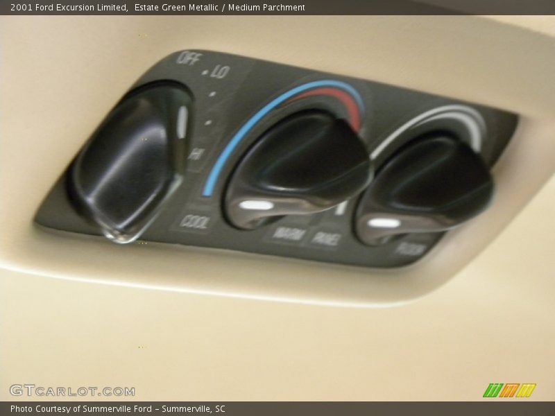 Estate Green Metallic / Medium Parchment 2001 Ford Excursion Limited