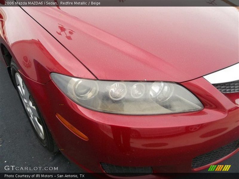 Redfire Metallic / Beige 2006 Mazda MAZDA6 i Sedan