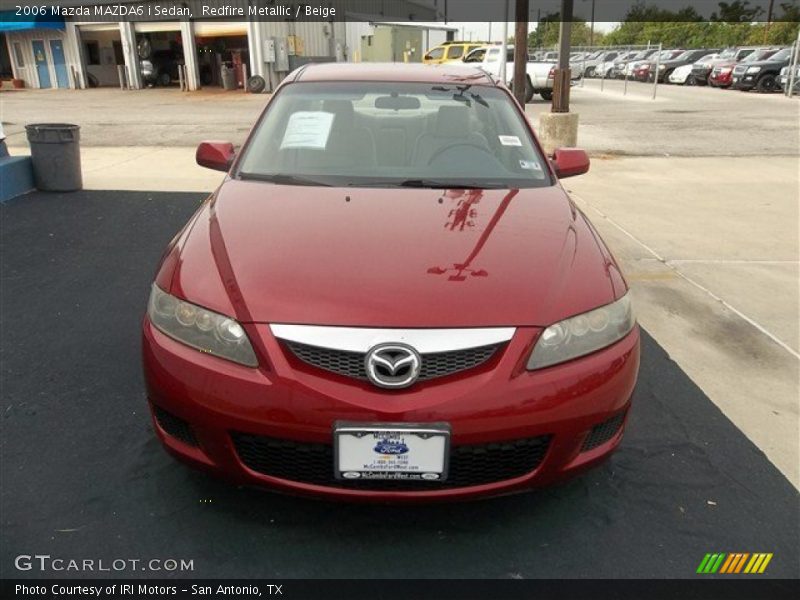 Redfire Metallic / Beige 2006 Mazda MAZDA6 i Sedan