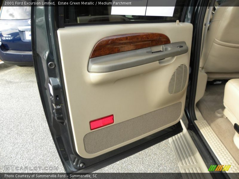 Estate Green Metallic / Medium Parchment 2001 Ford Excursion Limited