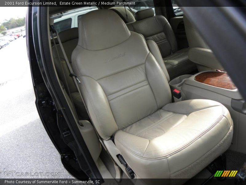 Estate Green Metallic / Medium Parchment 2001 Ford Excursion Limited