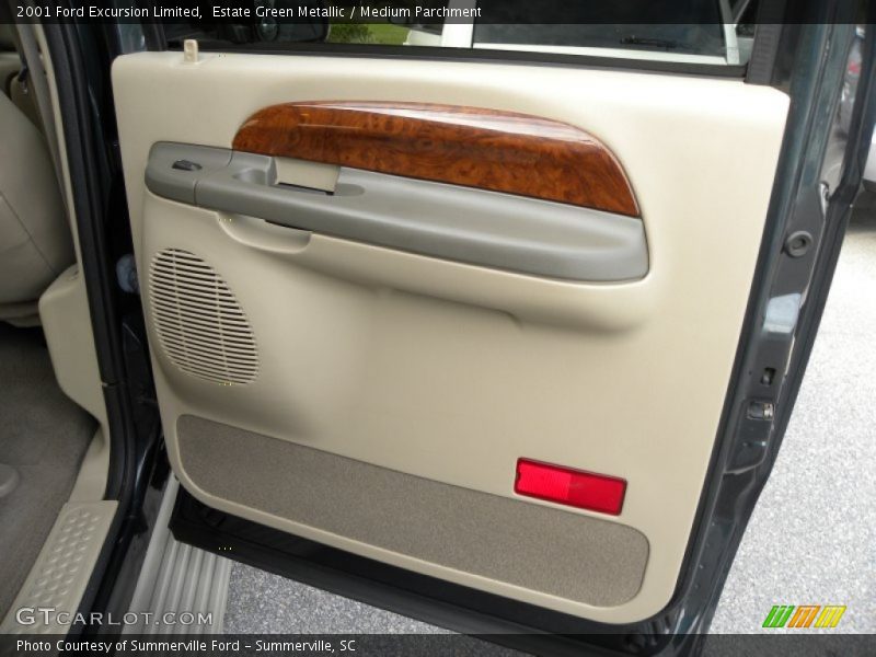 Estate Green Metallic / Medium Parchment 2001 Ford Excursion Limited