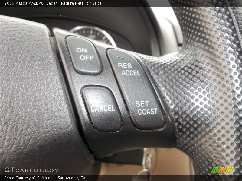 Redfire Metallic / Beige 2006 Mazda MAZDA6 i Sedan
