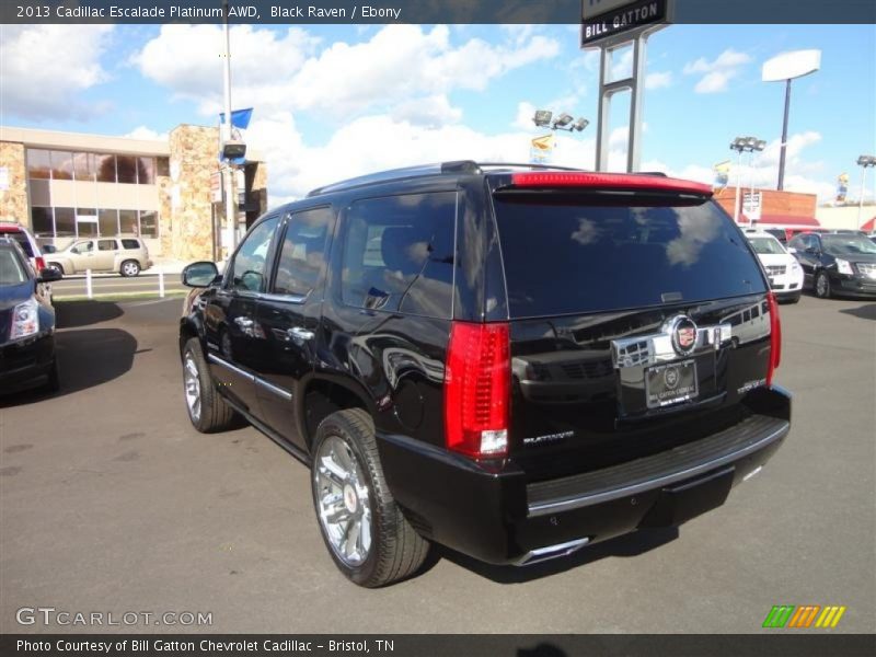 Black Raven / Ebony 2013 Cadillac Escalade Platinum AWD