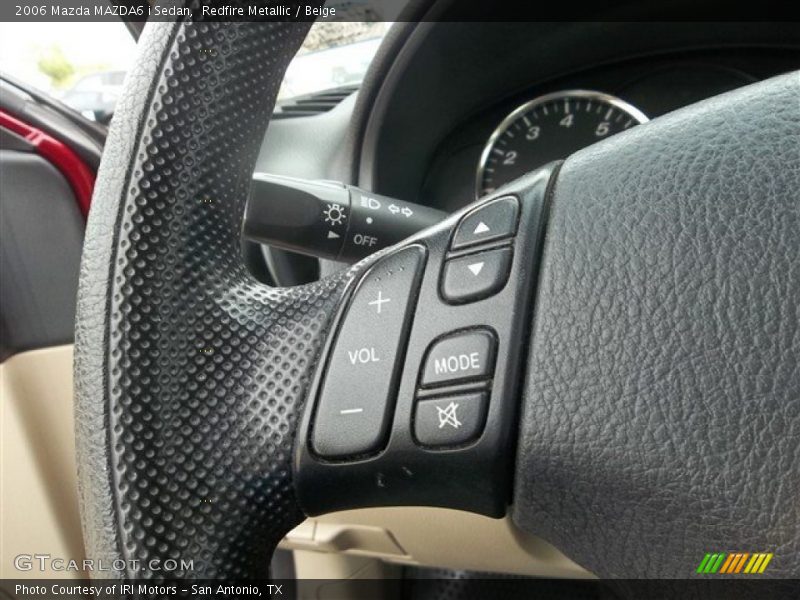 Redfire Metallic / Beige 2006 Mazda MAZDA6 i Sedan
