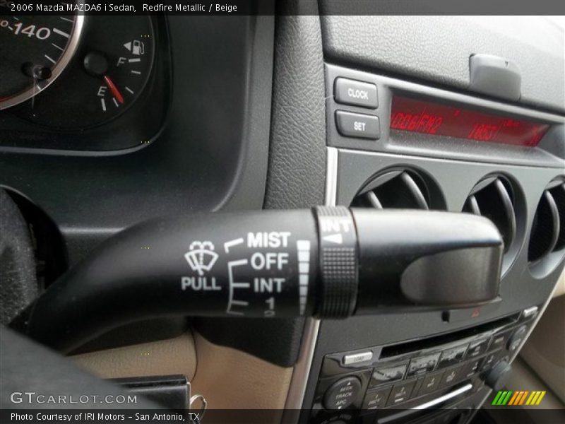 Redfire Metallic / Beige 2006 Mazda MAZDA6 i Sedan