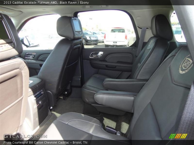 Rear Seat of 2013 Escalade Platinum AWD