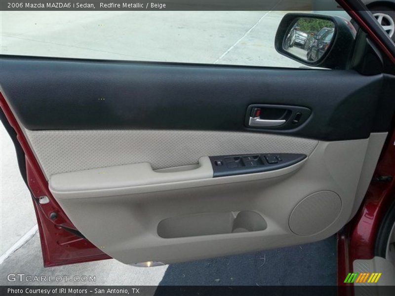 Redfire Metallic / Beige 2006 Mazda MAZDA6 i Sedan