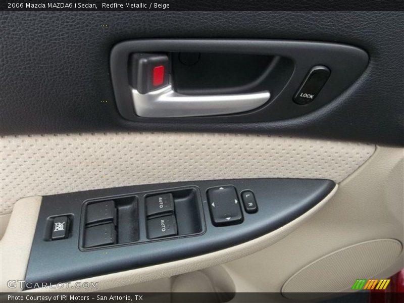 Redfire Metallic / Beige 2006 Mazda MAZDA6 i Sedan