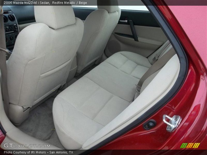 Redfire Metallic / Beige 2006 Mazda MAZDA6 i Sedan