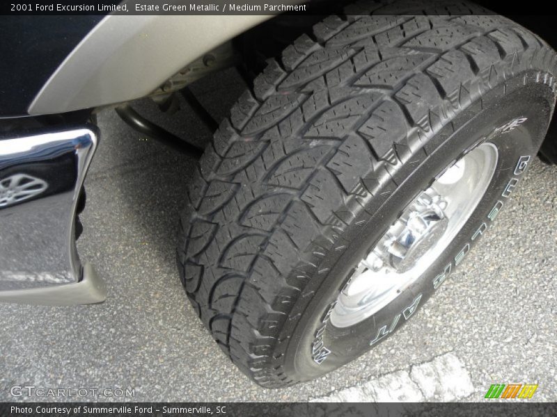Estate Green Metallic / Medium Parchment 2001 Ford Excursion Limited
