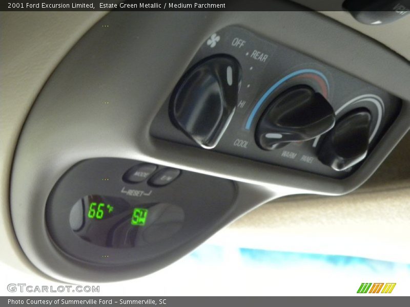 Estate Green Metallic / Medium Parchment 2001 Ford Excursion Limited