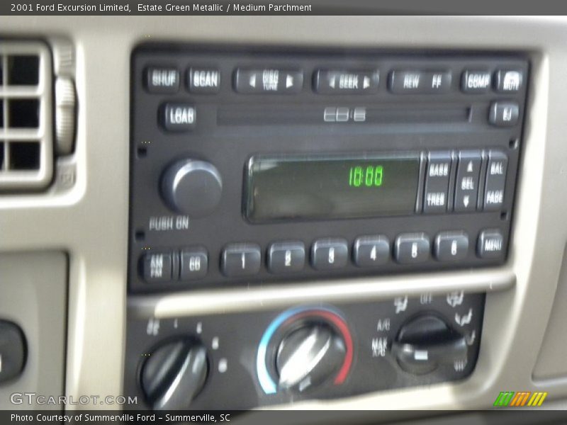Estate Green Metallic / Medium Parchment 2001 Ford Excursion Limited