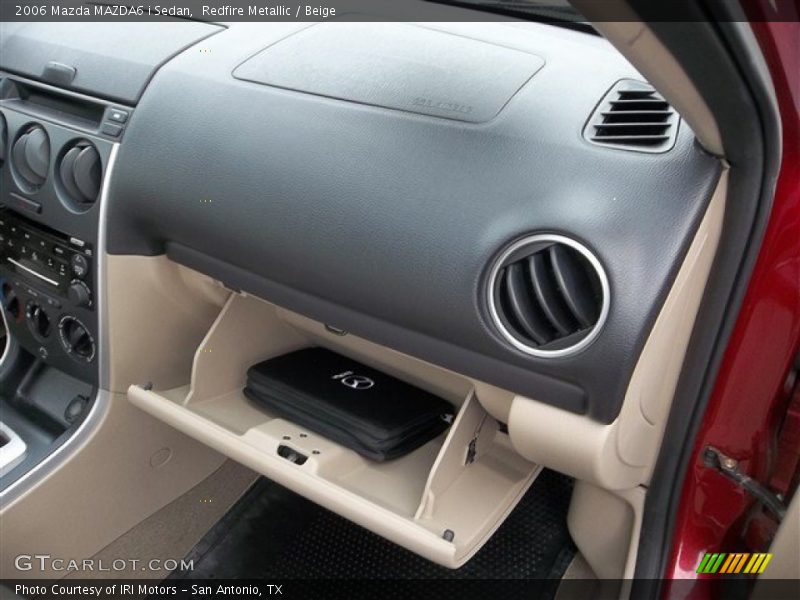 Redfire Metallic / Beige 2006 Mazda MAZDA6 i Sedan
