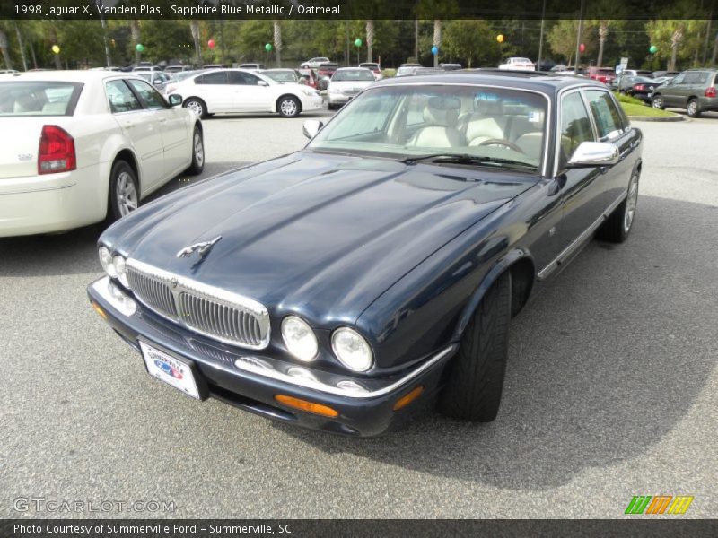 Sapphire Blue Metallic / Oatmeal 1998 Jaguar XJ Vanden Plas