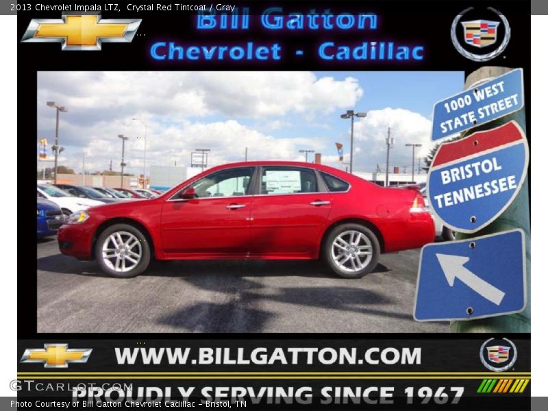 Crystal Red Tintcoat / Gray 2013 Chevrolet Impala LTZ