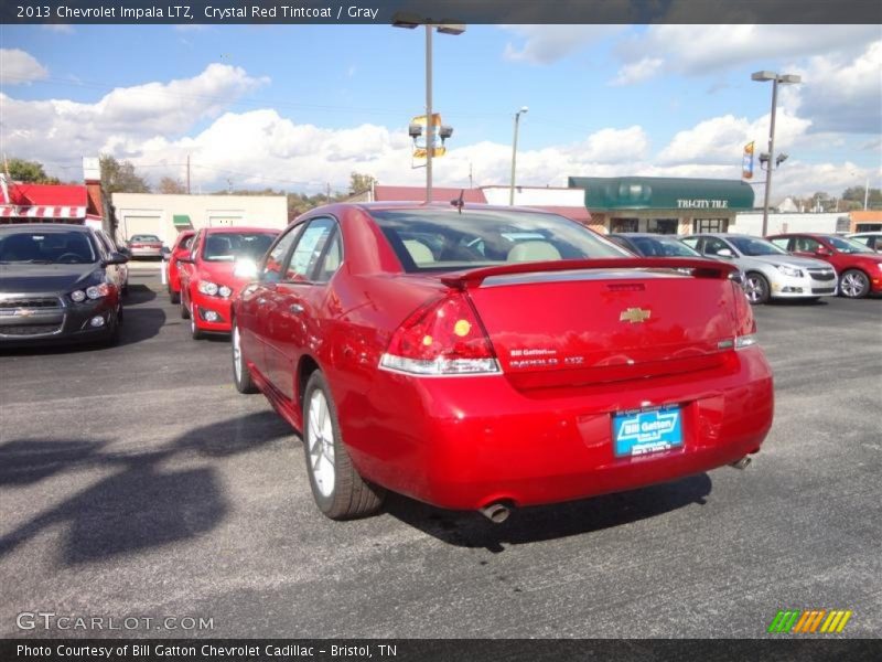 Crystal Red Tintcoat / Gray 2013 Chevrolet Impala LTZ