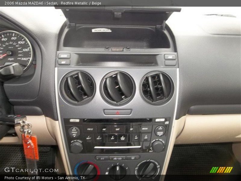 Redfire Metallic / Beige 2006 Mazda MAZDA6 i Sedan