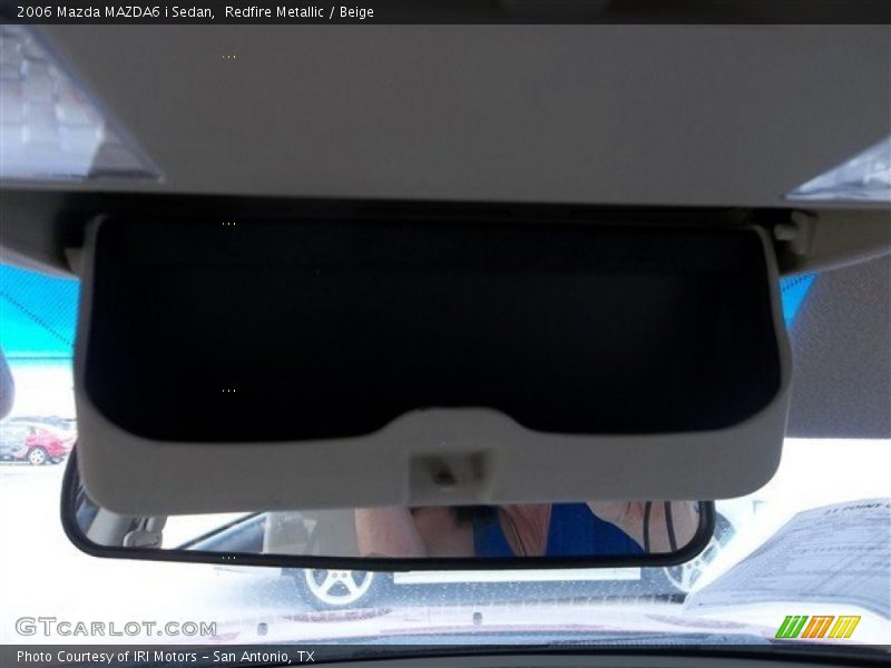 Redfire Metallic / Beige 2006 Mazda MAZDA6 i Sedan