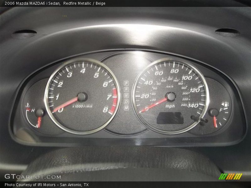 Redfire Metallic / Beige 2006 Mazda MAZDA6 i Sedan