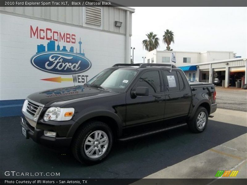 Black / Charcoal Black 2010 Ford Explorer Sport Trac XLT