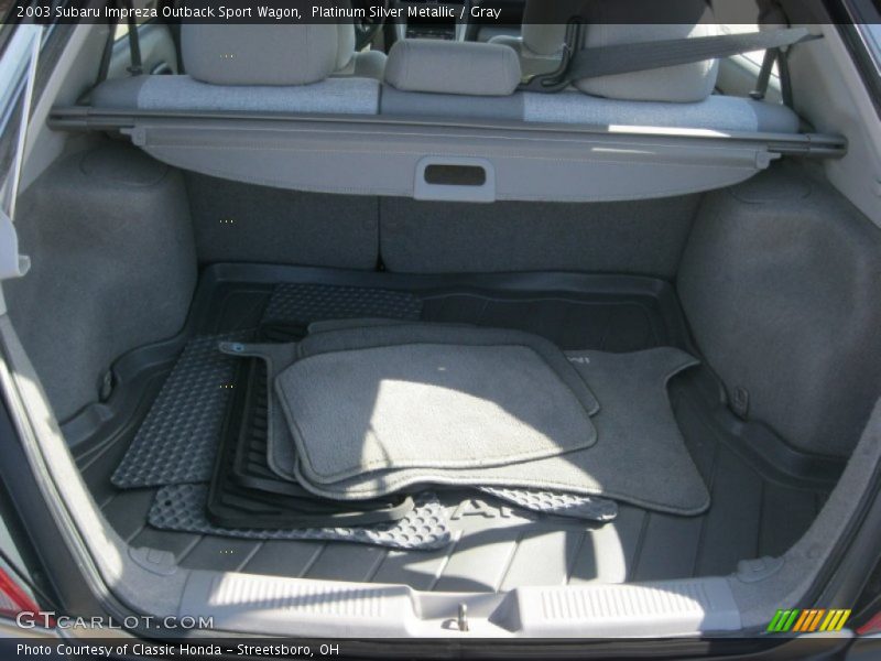 Platinum Silver Metallic / Gray 2003 Subaru Impreza Outback Sport Wagon