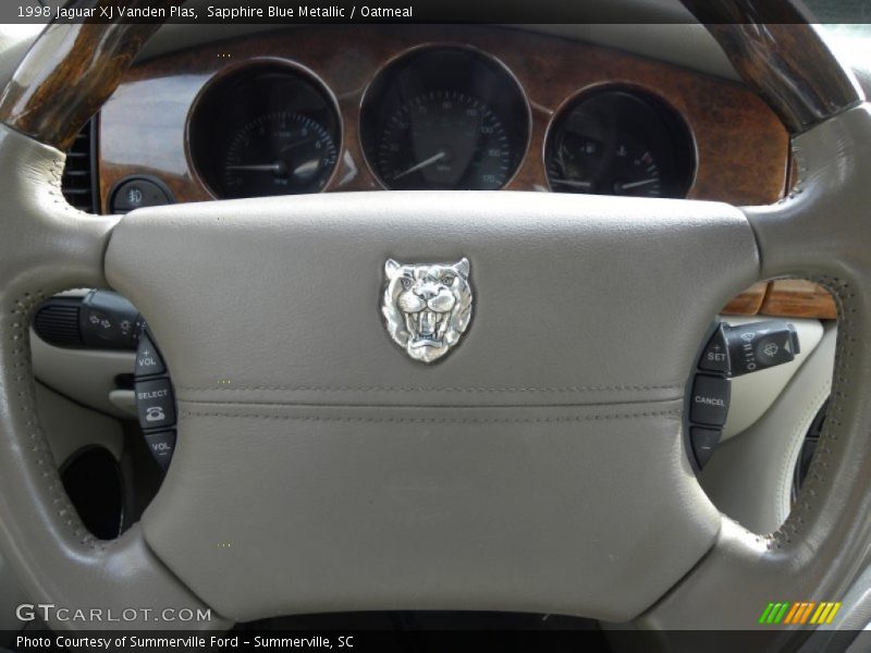 Sapphire Blue Metallic / Oatmeal 1998 Jaguar XJ Vanden Plas