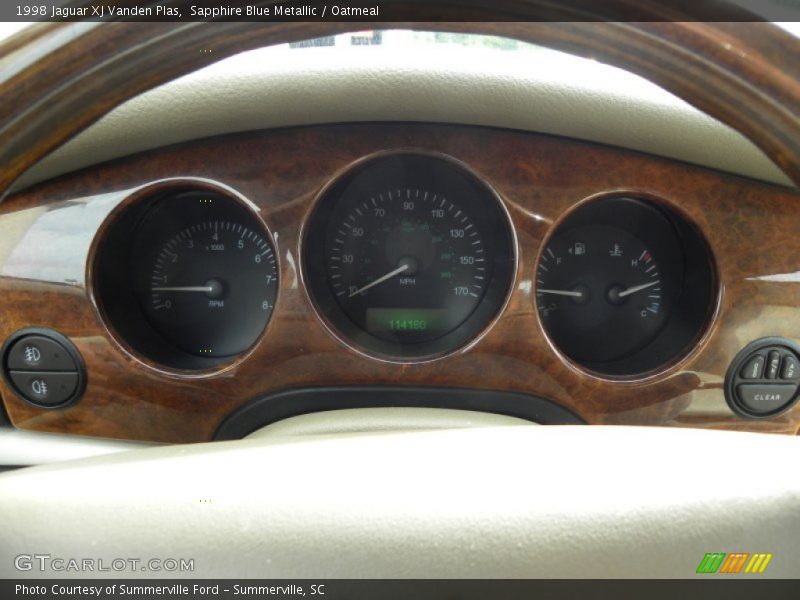 Sapphire Blue Metallic / Oatmeal 1998 Jaguar XJ Vanden Plas