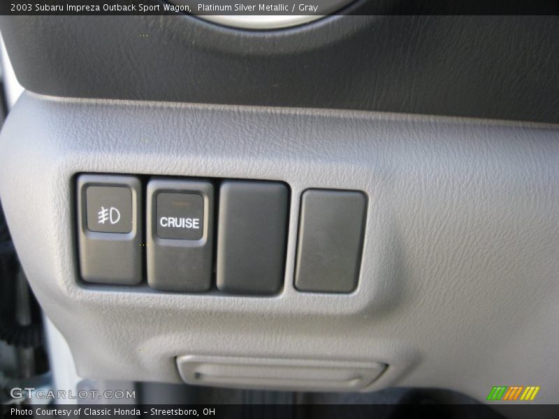 Platinum Silver Metallic / Gray 2003 Subaru Impreza Outback Sport Wagon