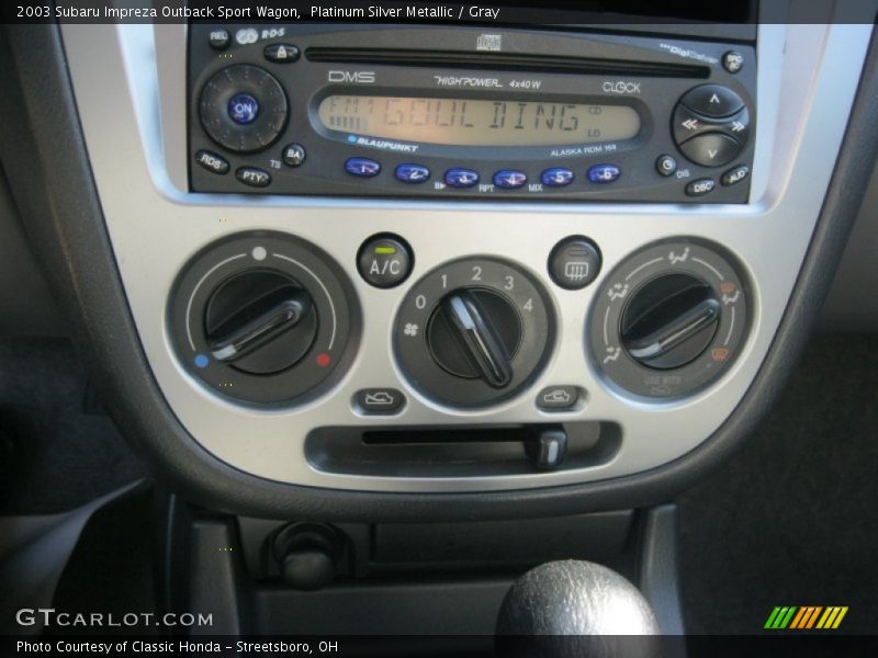 Platinum Silver Metallic / Gray 2003 Subaru Impreza Outback Sport Wagon
