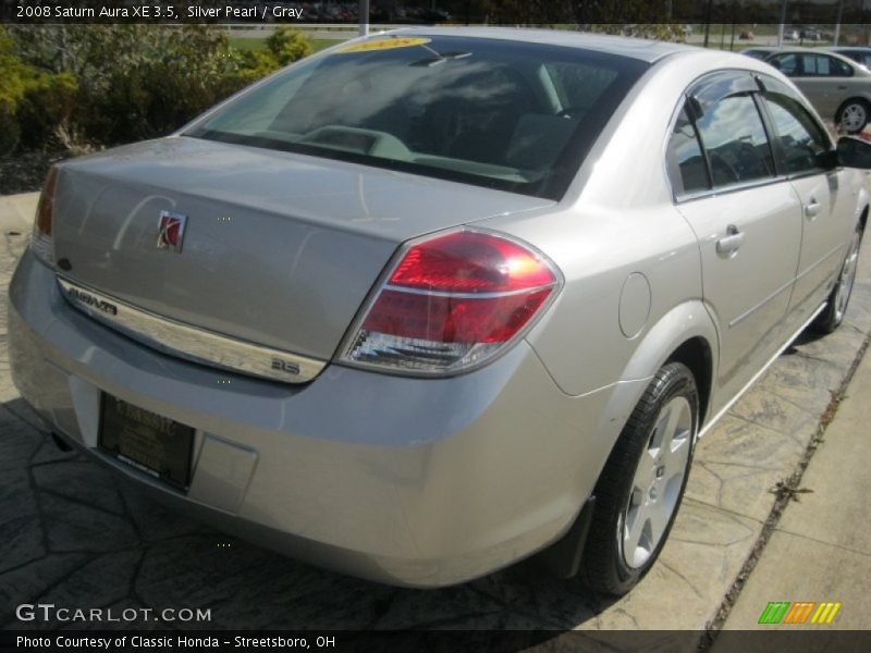 Silver Pearl / Gray 2008 Saturn Aura XE 3.5